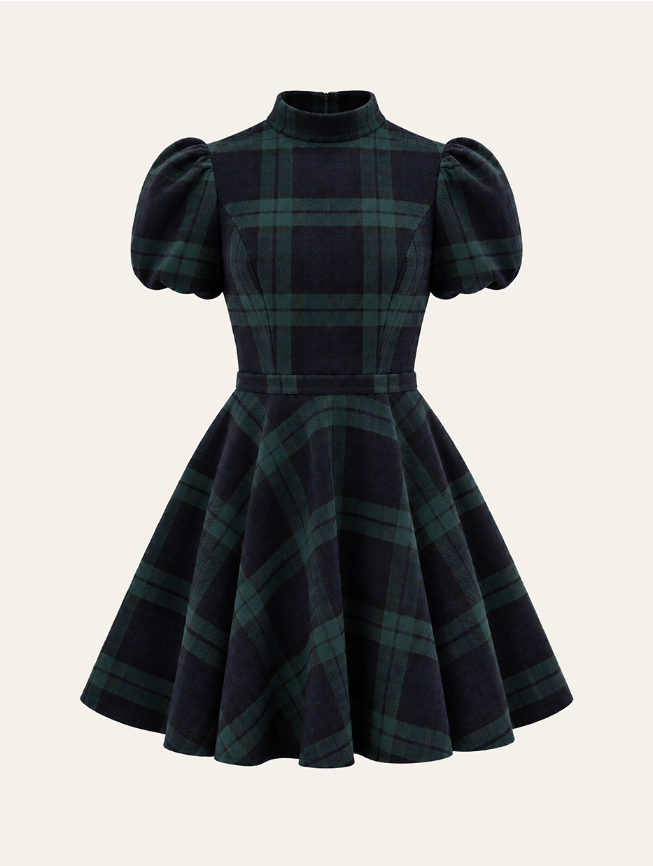 Valeria Dress Tartan