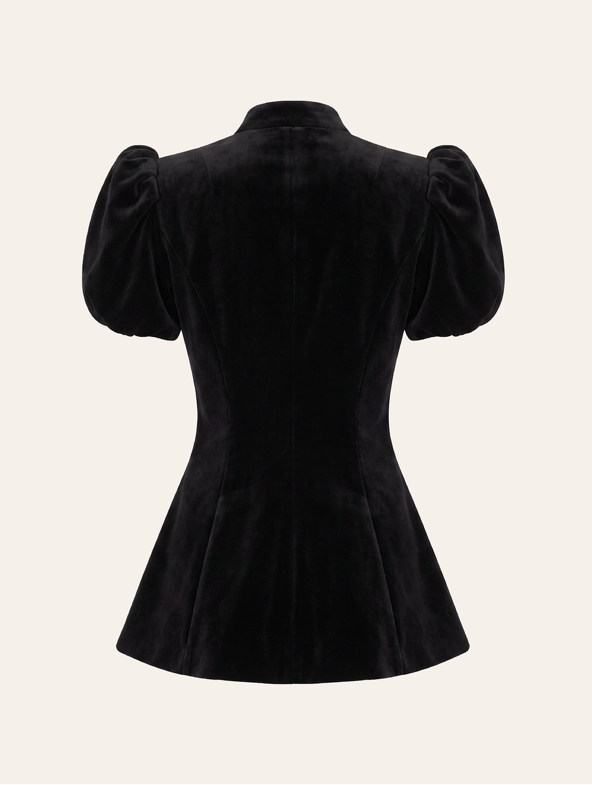 Valeria Blouse Velvet black