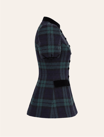 Valeria Blouse Tartan