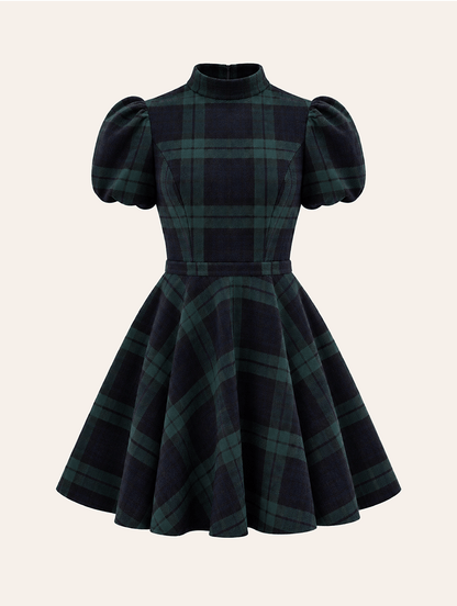 Valeria Dress Tartan